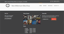 Desktop Screenshot of newmillenniumbikeshop.com