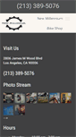 Mobile Screenshot of newmillenniumbikeshop.com